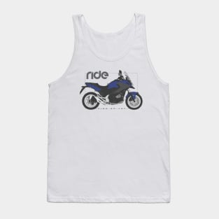 Ride nc750x blue/black Tank Top